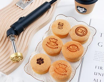 Custom Brass Branding Iron for Bread, Customized Sourdough Bread Branding Iron, Electric Branding Iron for Cake, Burger, Coconut, Wood