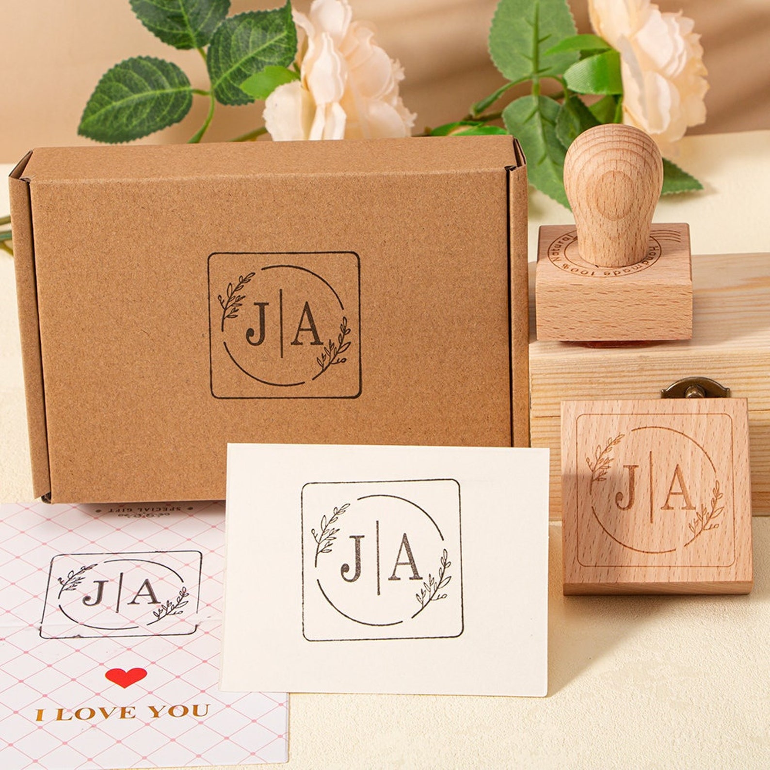Custom Logo Rubber Stamp Custom Packaging Stamp for Ink Etsy UK