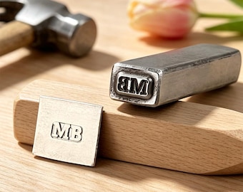 Custom Steel Punch, Custom Metal Stamp, Custom Business Logo Stamp, Custom Metal Clay Stamp For Jewelry, Pottery & Leather
