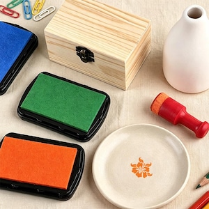 Pieczątka gliniana z logo, pieczątka do ceramiki, pieczątka gliniana do ceramiki, pieczątka ceramiczna z kwiatowym wzorem, ręcznie robiony prezent ceramiczny dla garncarzy
