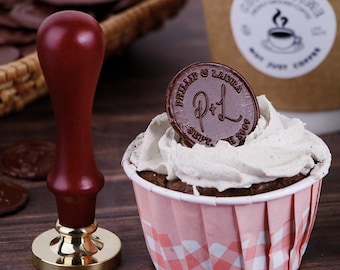 Customized Chocolate Stamp, Personalized Chocolate Stamp, Customized Embossed Stamp, Customized Wedding Stamp, Customized Logo Stamp
