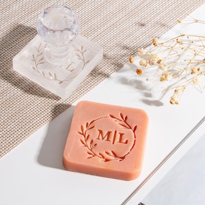 Timbro per sapone acrilico personalizzato, timbro per sapone personalizzato, timbro per sapone acrilico personalizzato, timbro personalizzato per sapone, stampo in acrilico per sapone