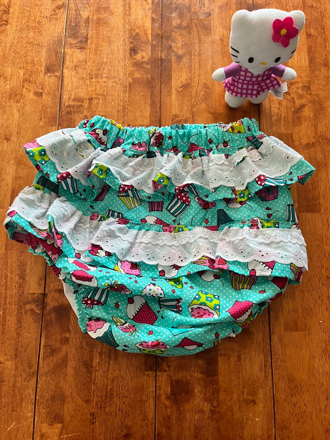 Handmade Pretty ABDL Waterproof Diaper Cover Frilly Cotton Etsy