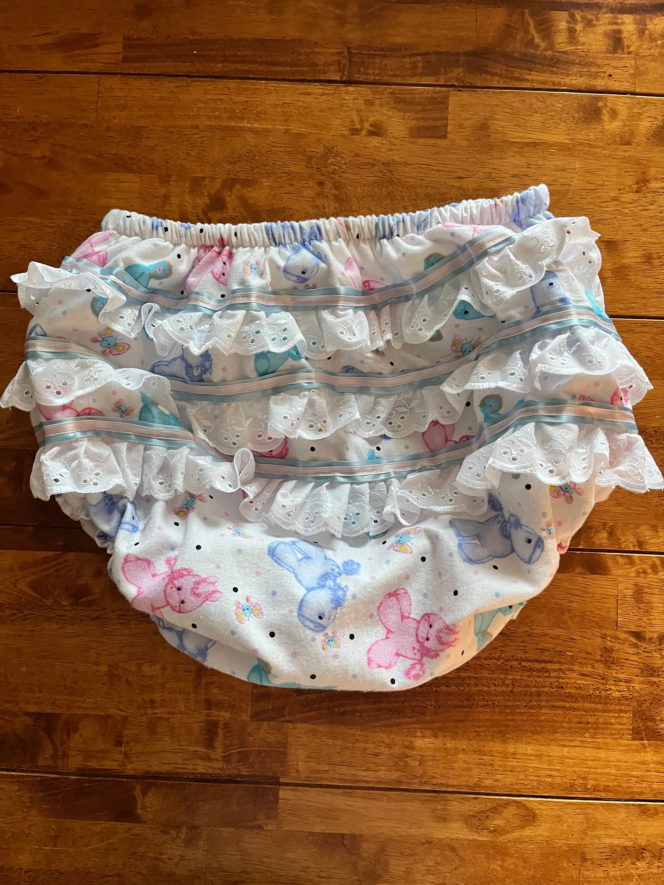 Handmade Nursery Design ABDL Waterproof Diaper Cover Frilly Etsy