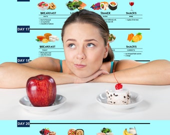 28 Day Mediterranean Diet Plan, Healthy Eating (Digital Product)