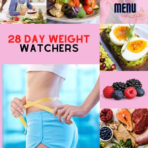 Bundle of 3 Items: 1 Weight Watchers Points List, 2 28 Day WW Diet Plan ...