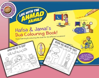 Libro para colorear Dua de Hafsa y Jamal