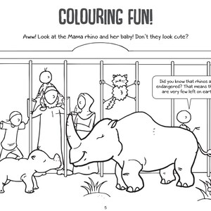 Mariam and Jamal Go to the Zoo Coloring and Activity Book image 3