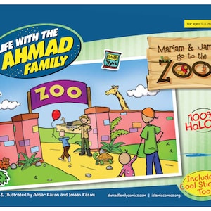 Mariam and Jamal Go to the Zoo Coloring and Activity Book image 1