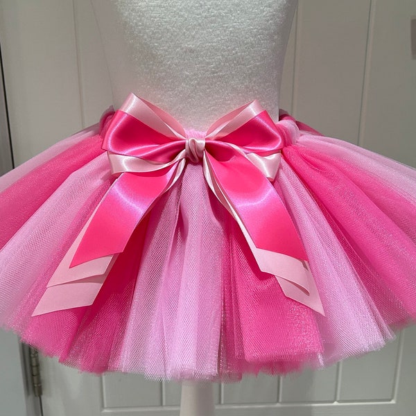 Pink and dark pink tutu skirt