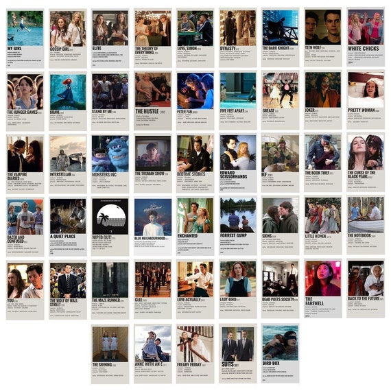 Minimalist Movie Poster Vintage Polaroid Prints Retro Movie - Etsy