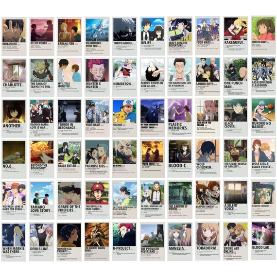 Buy Anime Print Collage Kit Wall Decor Printed Anime Posters Set Online in India - Etsy Buy Anime Print Collage Kit Wall Decor Printed Anime Posters Set Online in India - Etsy