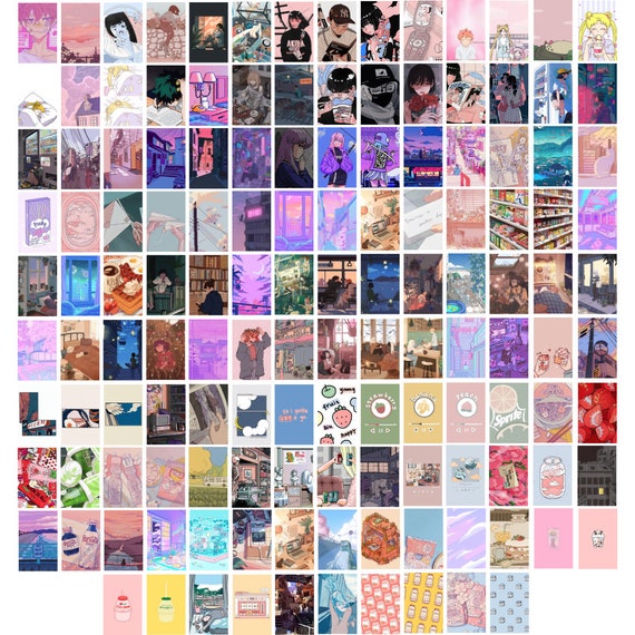 Anime Poster Anime Prints Anime Wall Collage Kit Printed | Etsy