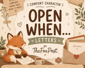 Open When... Comfort Character Letters