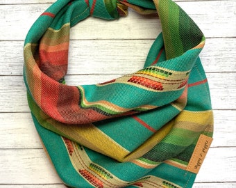 Dog Bandana Boho Southwest Serape | Tie On | Fall Fashion | Family Pet Portrait Picture Photo | Dog Mom | Gifts Her Puppy Cat Kitty Stocking