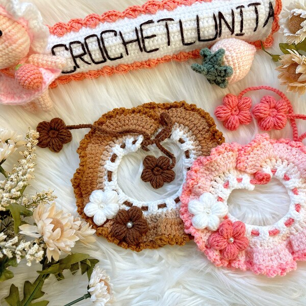 Knit Dog Collar Etsy