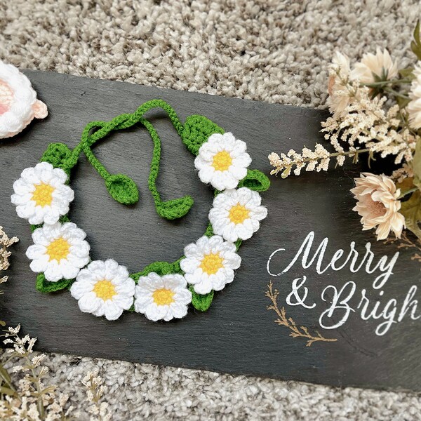 Crochet Dog Collar Etsy