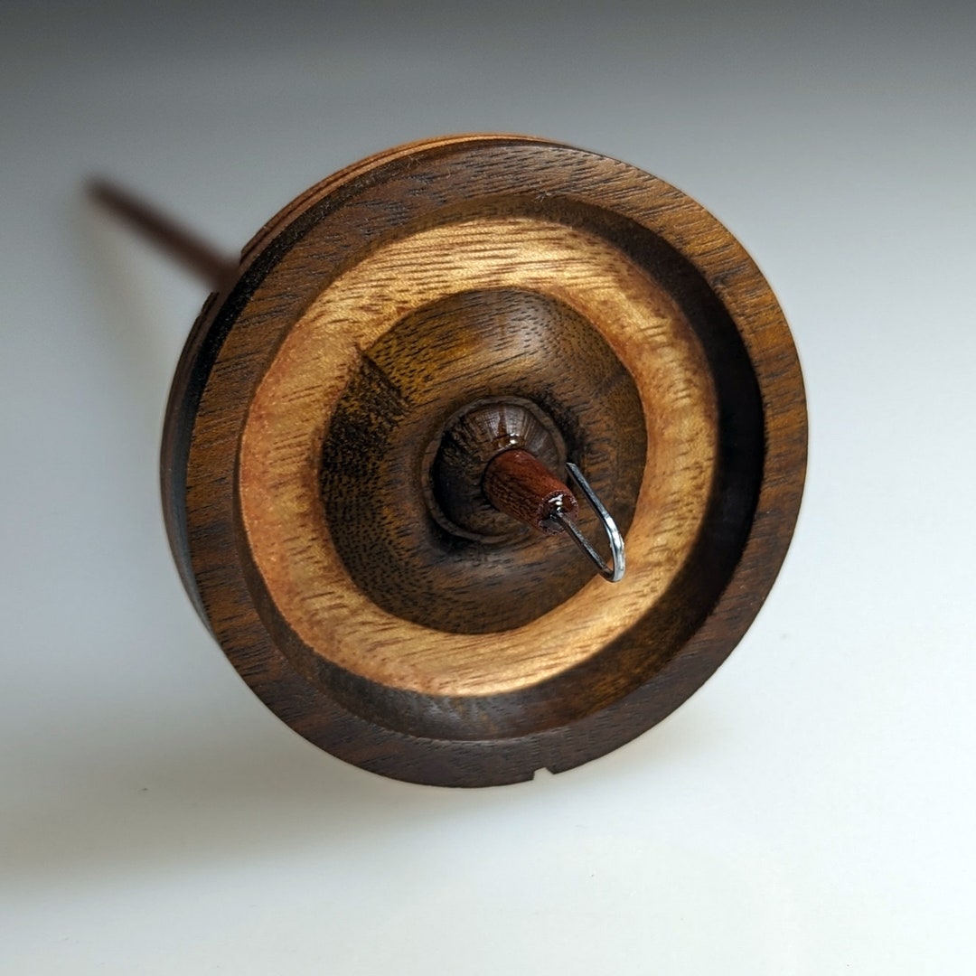 Greenheartgarlicwood 1.09 Oz. Vermont Spindles blaze Top Whorl Drop