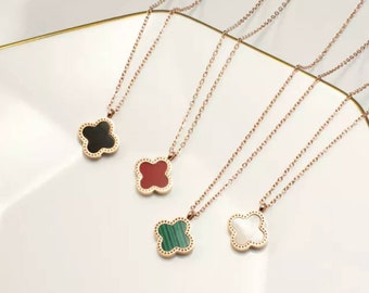 Van Cleef Necklace - Etsy UK