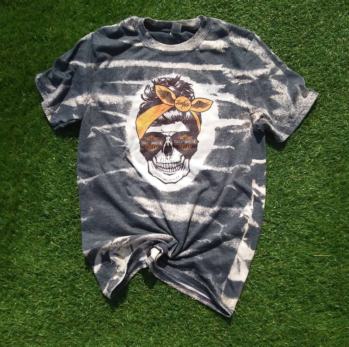 ミュージシャン The BONEZ Vintage Bandana Skull Tee XXL ミュージシャン The BONEZ Vintage Bandana Skull Tee XXL