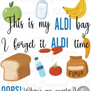 This is my Aldi bag funny sublimation png digital download grocery bag design