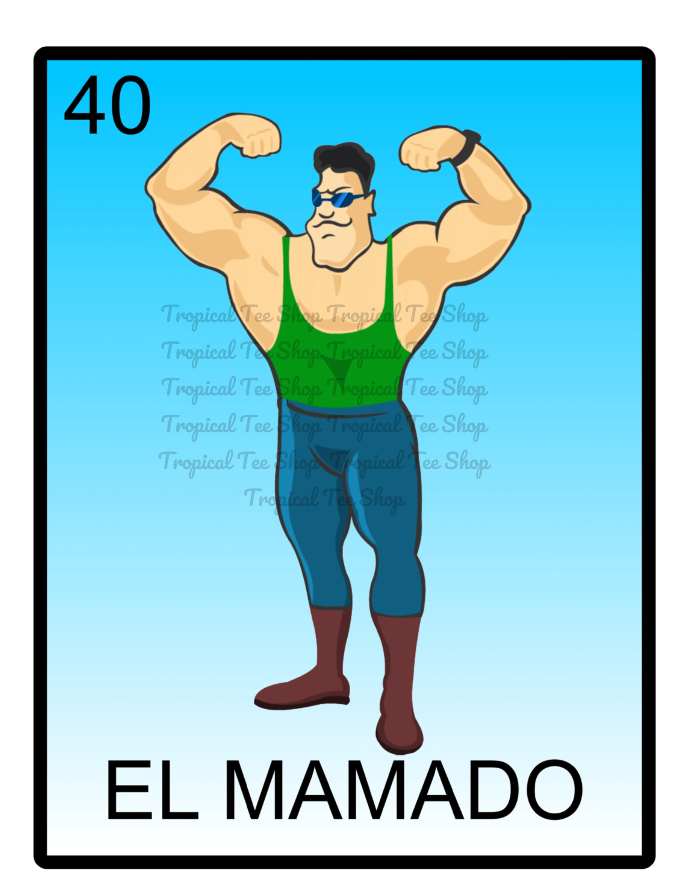 El Mamado Loteria Card Digital PNG Sublimation DTG DTF Design Etsy