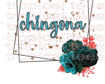 Chingona PNG-sublimatieontwerp