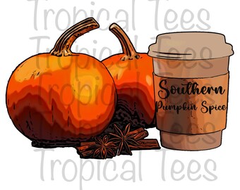 Pumpkin Spice Southern PNG