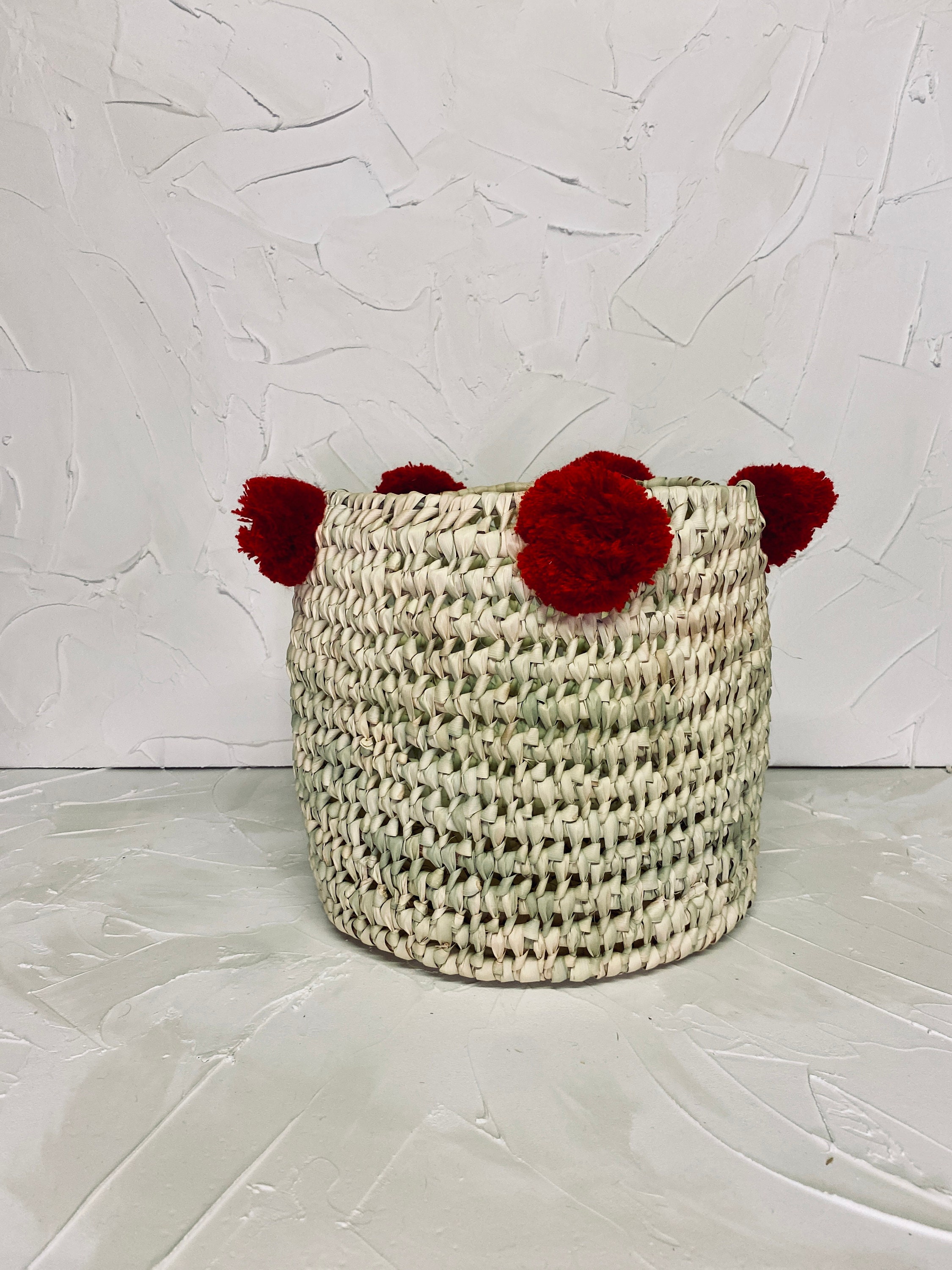 Panier Pompons - Jadida