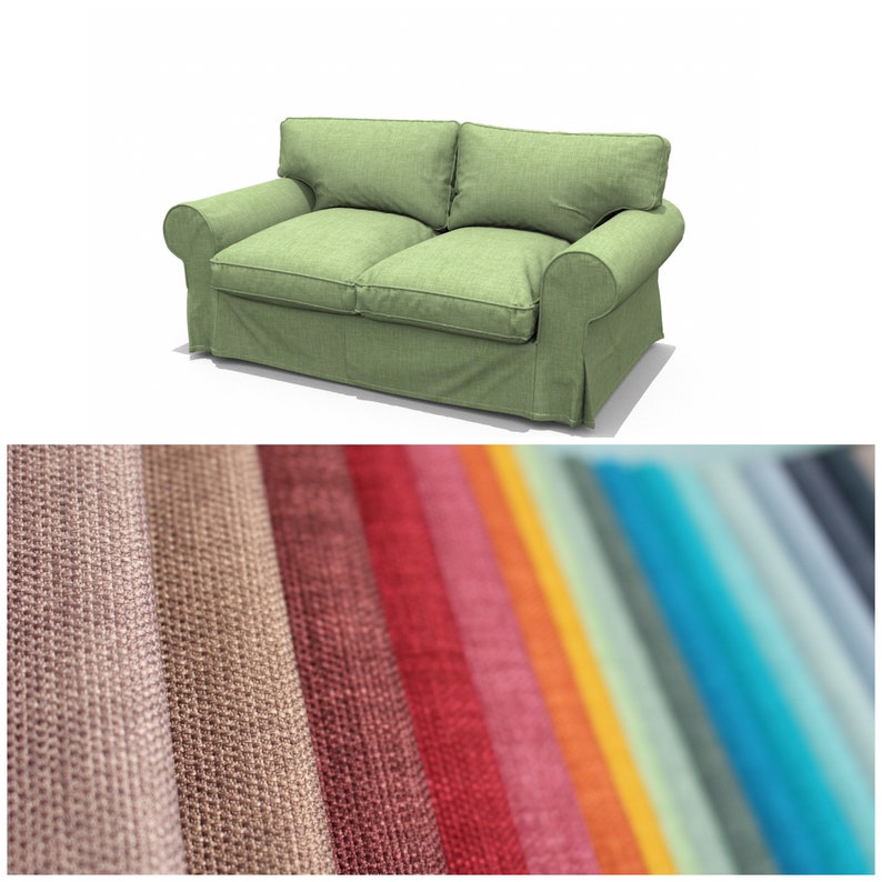 EKTORP Sofa COVER 2 Seat Tailor Hand Made Slipcovers for Etsy
