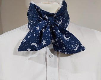 Statement Bow Cravat Stay Tie: Double Sided Loop Neck Tie