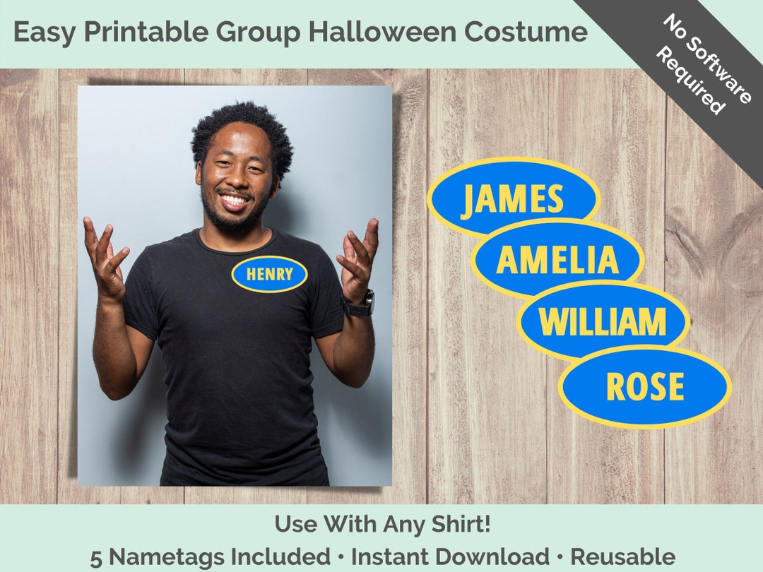 Editable Family Feud Name Tag Printables Instant Download Etsy Editable Family Feud Name Tag Printables Instant Download Etsy