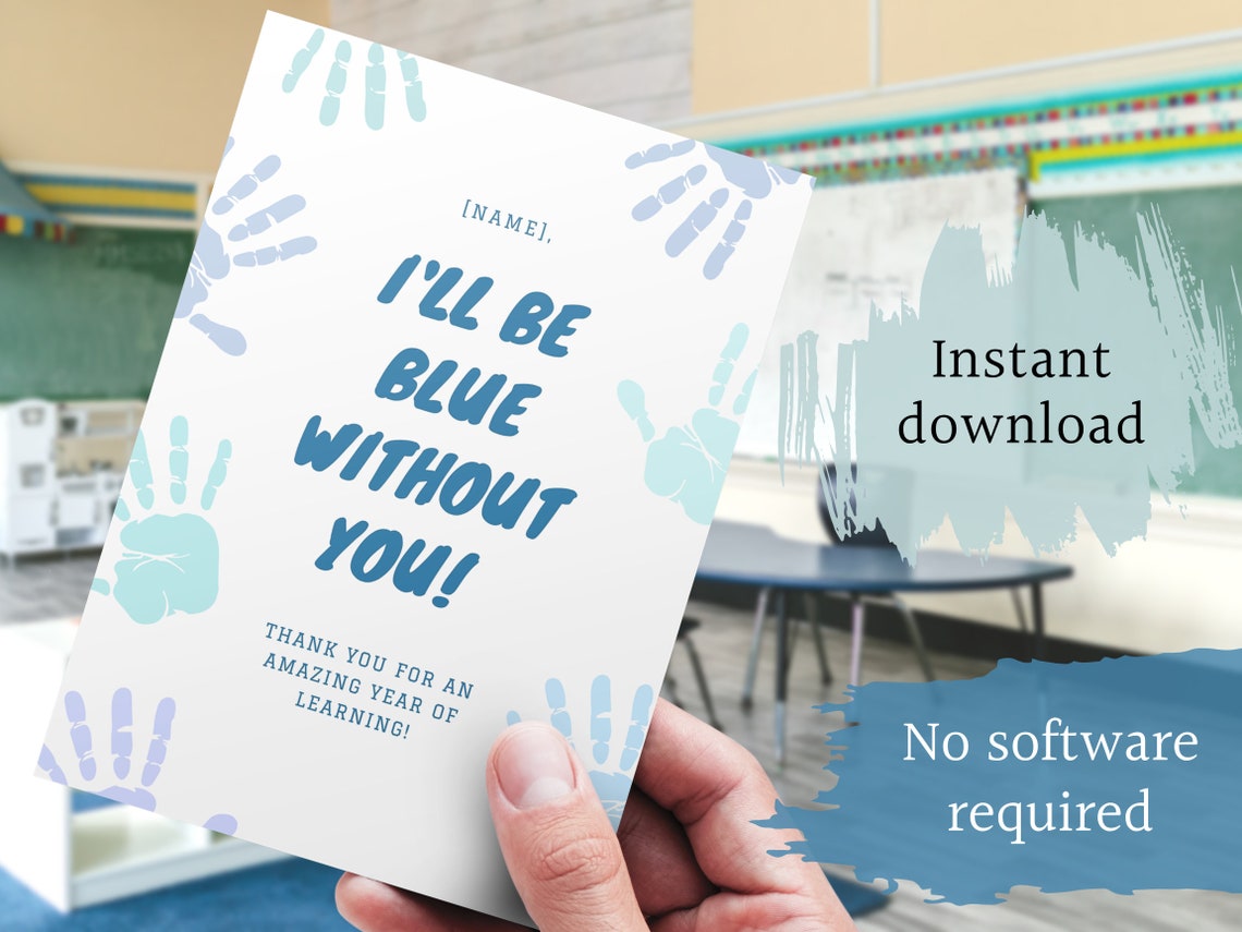 Editable End of School Year Printable 8.5 X 11 - Etsy