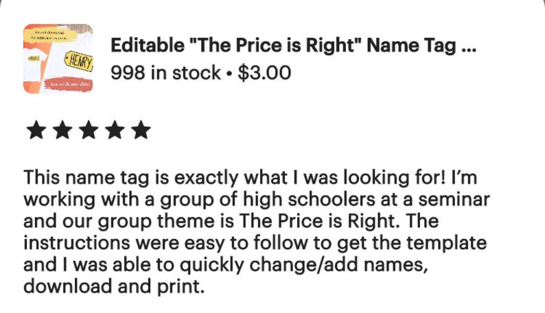 Editable the Price is Right Name Tag Printable - Etsy Australia