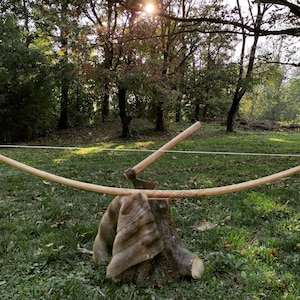 Bøyg - Viking lonbgow - traditional wooden decorated bow