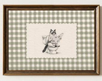 Badezimmer Wand Kunst Druck, Lustiges Katzen Poster, Ragdoll Katzen Dekor