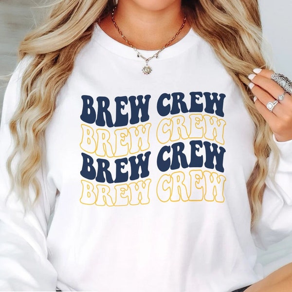 Brewers Sweatshirt, Brew Crew Shirt, Retro Brewers Crewneck, Vintage Baseball Sweatshirt, Unisex Brew Crew Shirt, Milwaukee Wisconsin