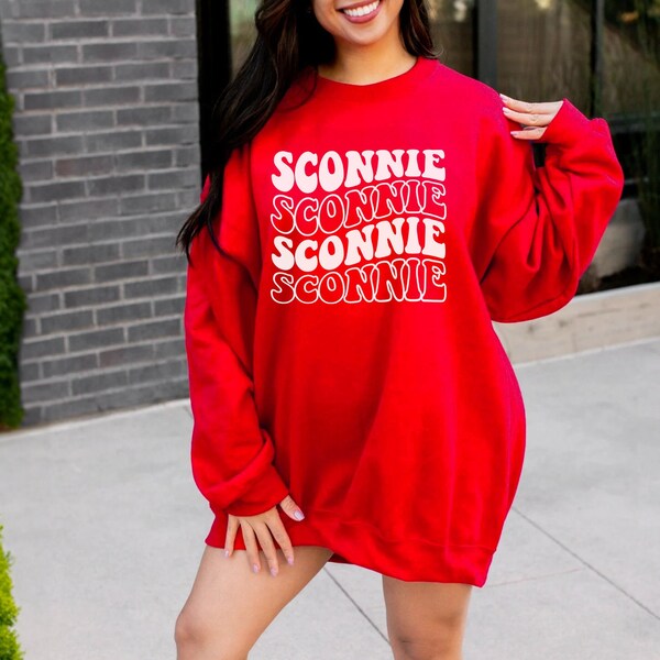 Wisconsin Sweatshirt, Sconnie Sweatshirt, Retro Crewneck, College Football Shirt, Madison Shirt, Game Day Apparel, Unisex, Midwest Gift