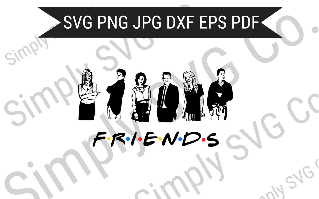 FRIENDS Logo TV Show Logo File Cricut File - Etsy