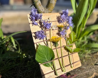 Forest School Weaving Board, Birch Wood, Personalised (A5 Size, Dual Use)