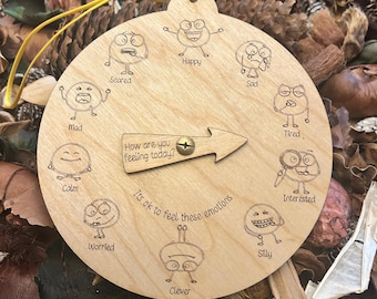 Emotion Spinner Toy - Woodland Style, Soothing Feelings