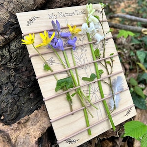 Nature Trail Weaving Board: Forest School Activity (Birch Wood)