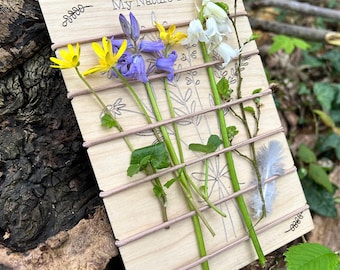 Tablero de tejido para senderos naturales: Actividad de escuela forestal (Birwood)