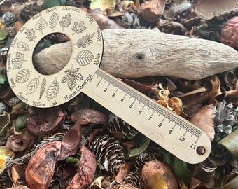 Personalized Leaf ID Lollipop: Birch Wood, 14 UK Native Trees