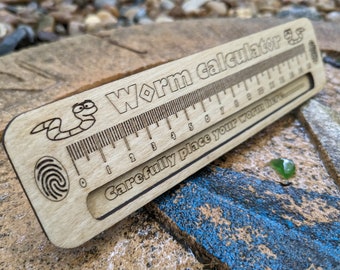 Worm Calculator, Worm measure, back to school, Personalised Teachers gift, Birthday leaving gift, Forest school, Primary, EYFS, Montessori,