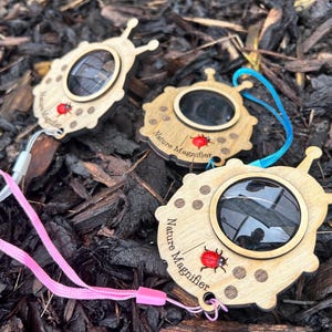 Ladybug Magnifiers, Kids Outdoor Toy, Fun Nature Exploration (3 Pack)