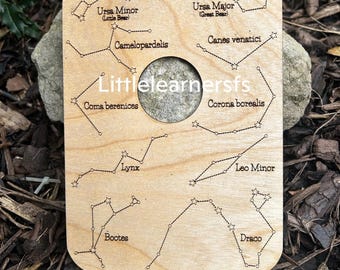 Northern Hemisphere Constellation Viewing Board  Star Map for Stargazing