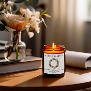 Under the Mistletoe - Pure Soy Candle with Natural Fragrances