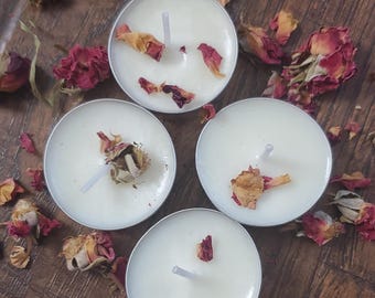 Soy Wax Tea Lights Pack of 4 - Choose your scent