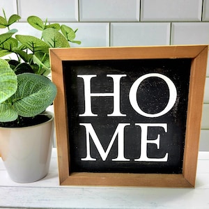 Double Sided Welcome sign, Farmhouse, Shelf Sitter, Home Sign, Farmhouse Home Decor
